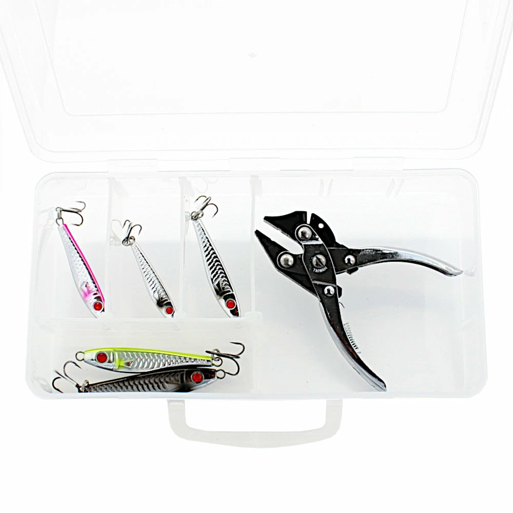 Trolling Lures Clarkspoon Chrome Jig Kit 1 Trolling Lures Clarkspoon Chrome Jig Kit