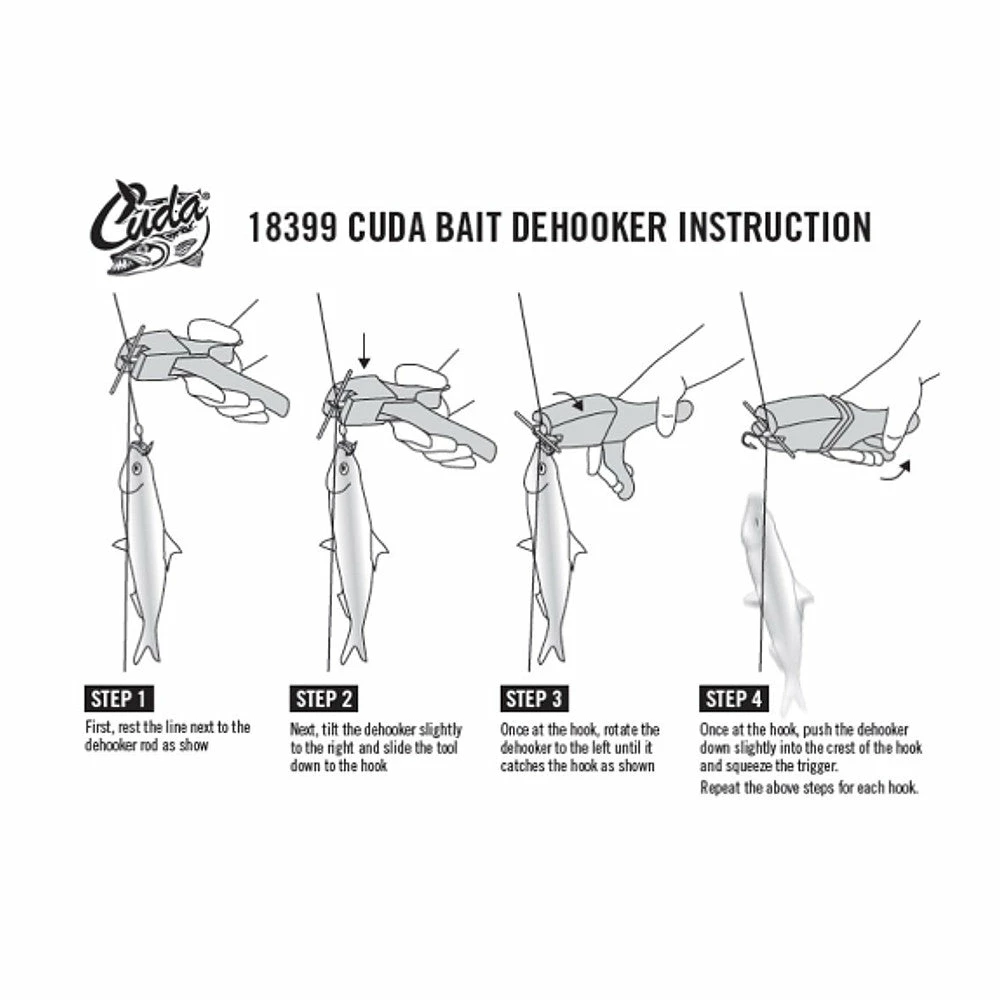 Cuda Fishing Products Cuda Bait Dehooker 18399 Rigging Tools 3 Cuda Fishing Products Cuda Bait Dehooker 18399 Rigging Tools