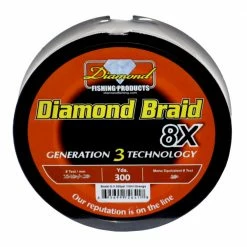 Diamond Fishing Diamond Braid Gen III 8X Solid Braided Line
