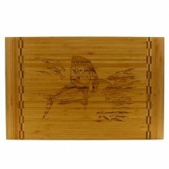 The Tackle Room Fishing Lifestyle Custom Laser Engraved Cutting Board