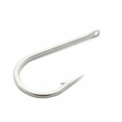Mustad 7693S-SS Hooks | Southern Tuna Needle Eye Stainless Steel J Hooks