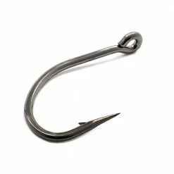 Mustad 9174NP | O’Shaughnessy Hook | Black Nickel J Hooks