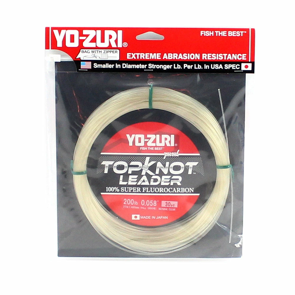 Yozuri Fluoro Leader Yo-Zuri Top Knot Fluorocarbon Leader 1 Yozuri Fluoro Leader Yo-Zuri Top Knot Fluorocarbon Leader