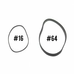 The Tackle Room UV Resistant Black Rubber Bands